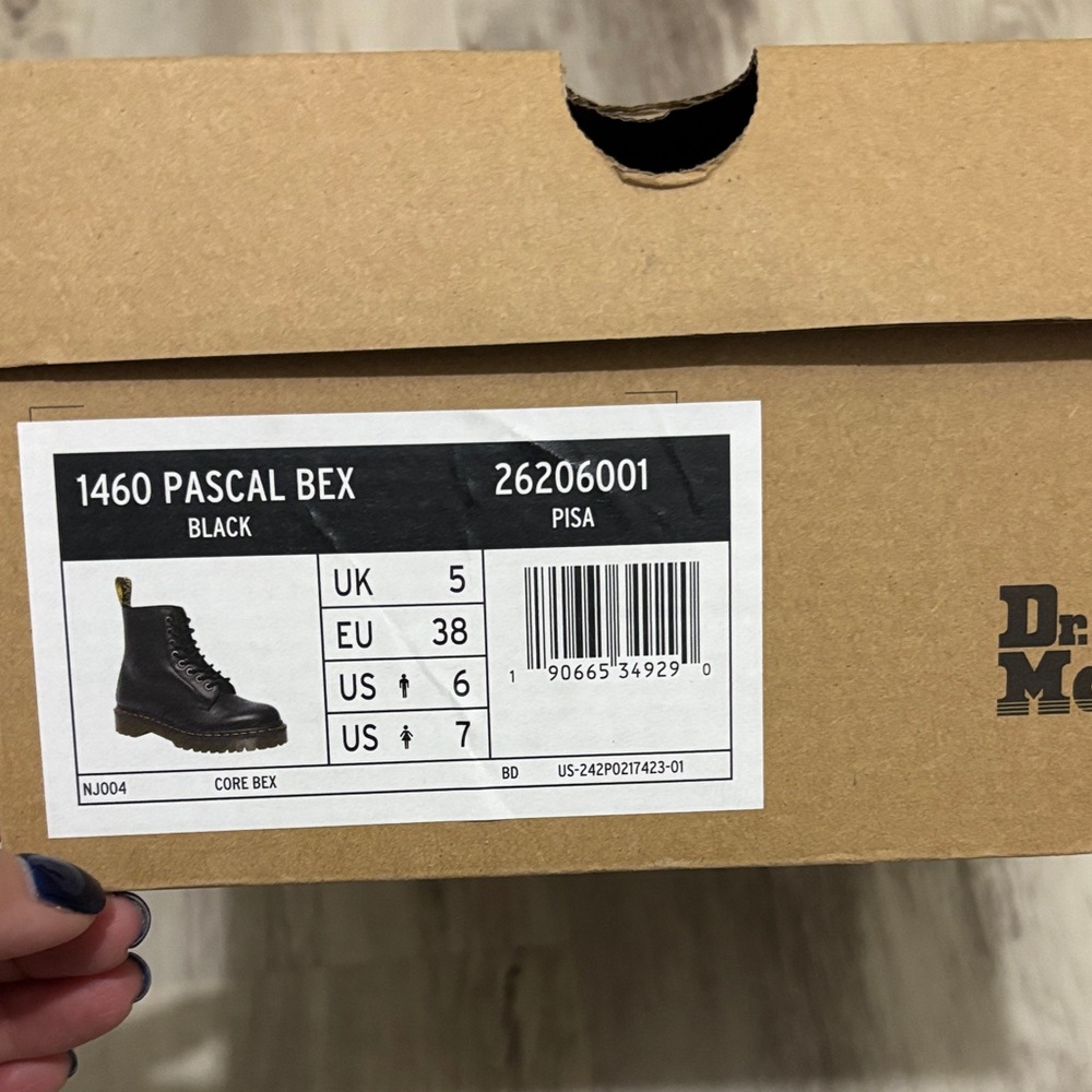 Dr. Martens Black Leather Boots